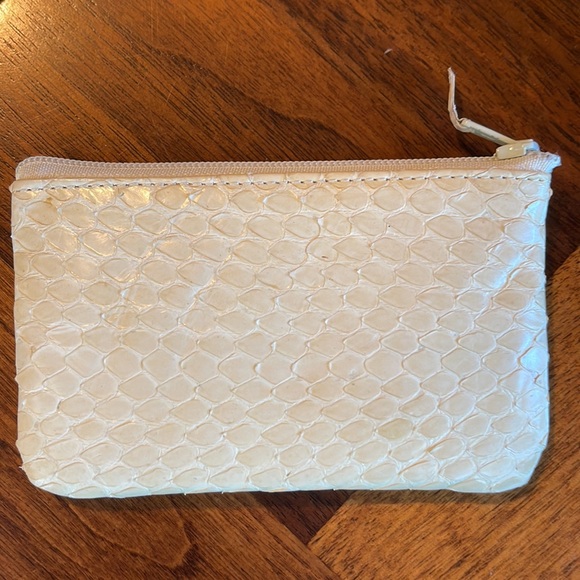 VINTAGE 80S BEAUTIFUL KEY/CARD HOLDER GENUINE SNAKESKIN DUO - Picture 3 of 8